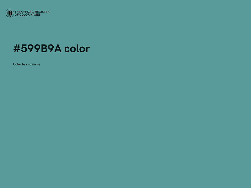 #599B9A color image