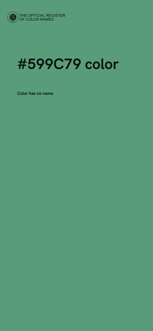 #599C79 color image
