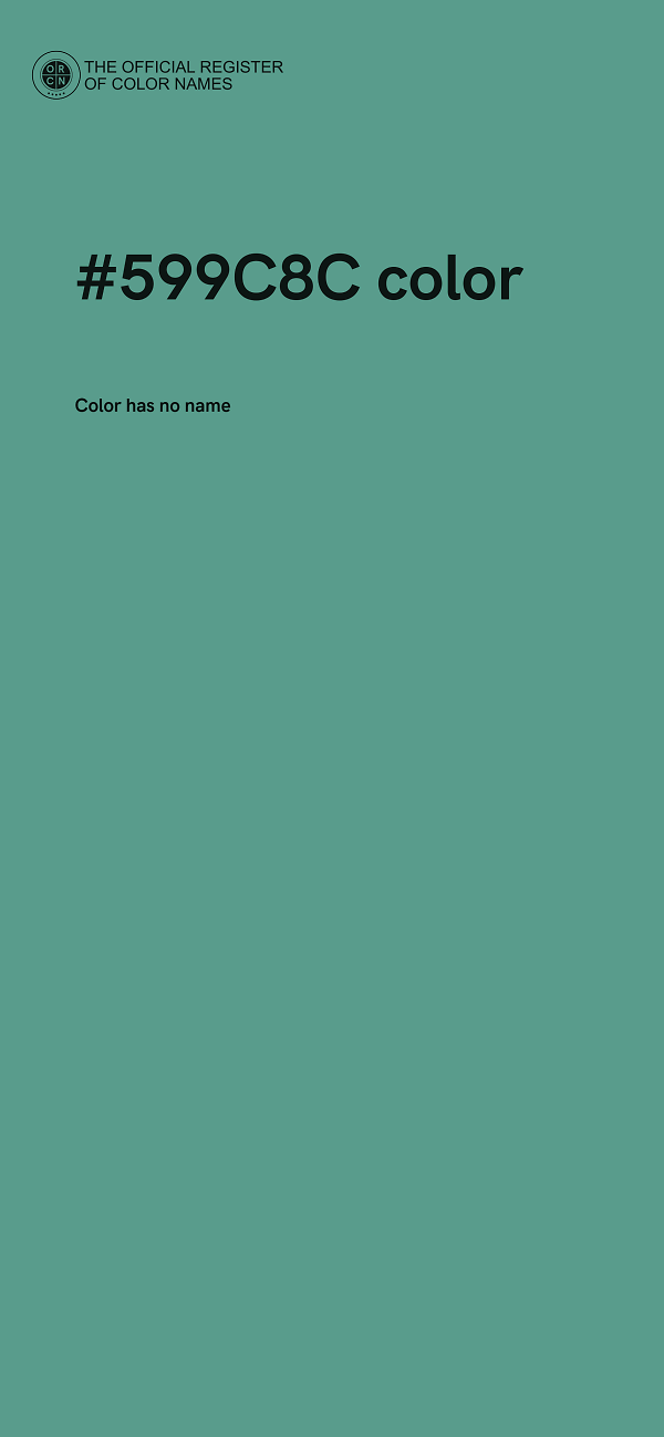 #599C8C color image