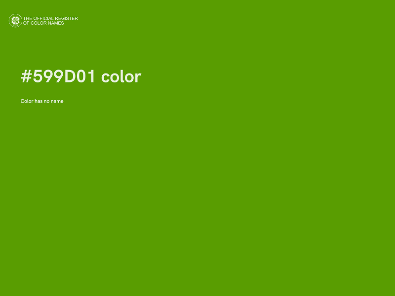 #599D01 color image