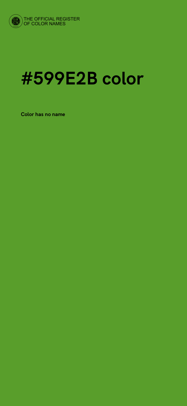 #599E2B color image