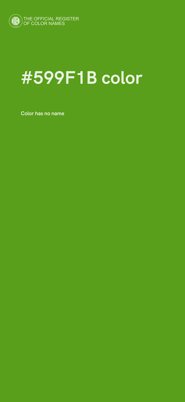 #599F1B color image