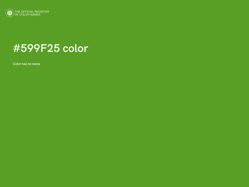 #599F25 color image