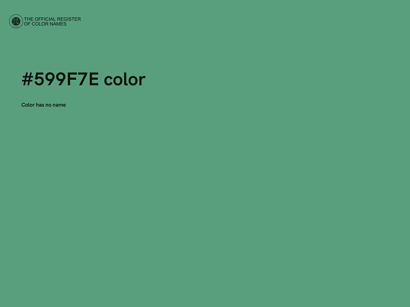 #599F7E color image