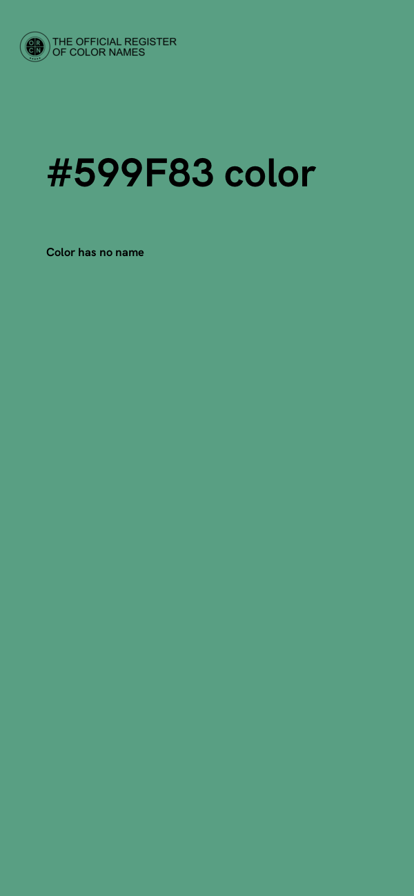 #599F83 color image