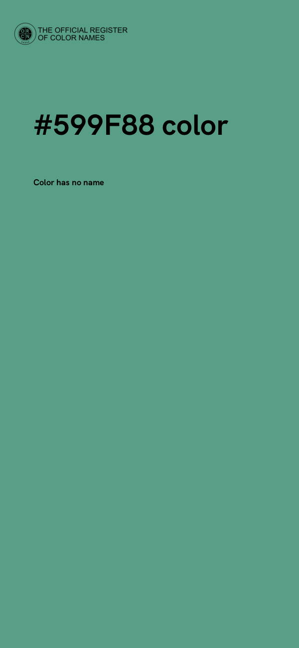 #599F88 color image