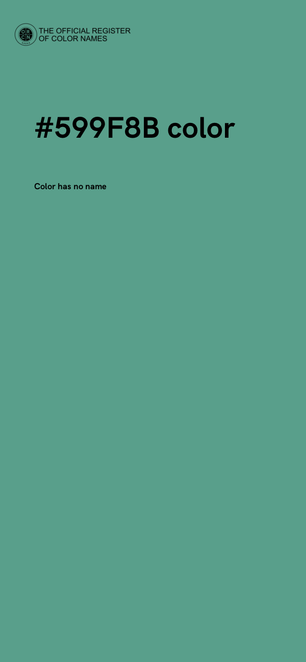 #599F8B color image