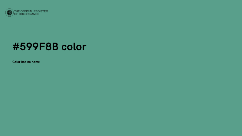 #599F8B color image