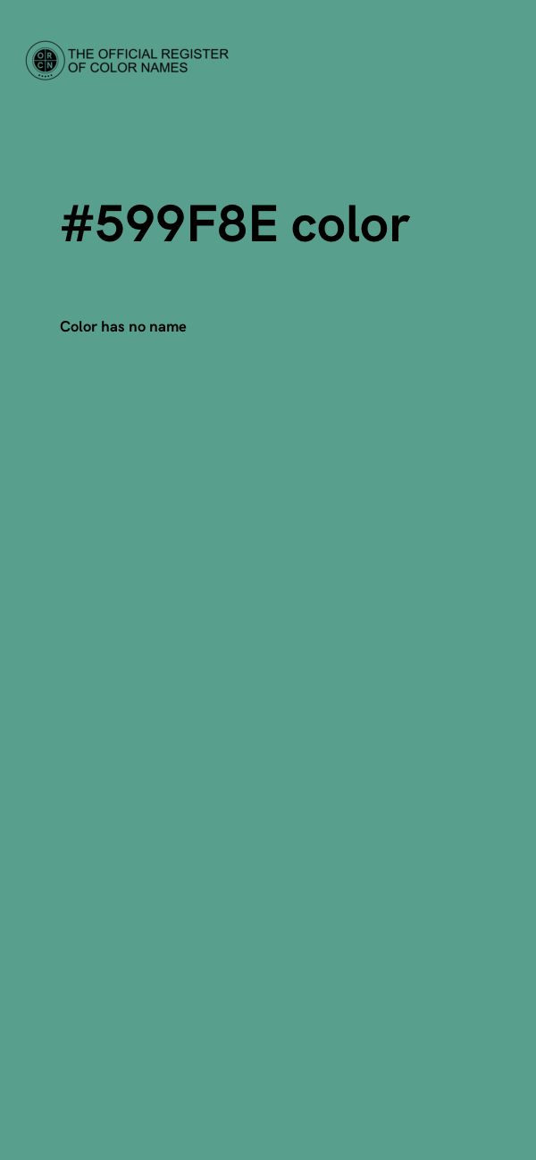#599F8E color image