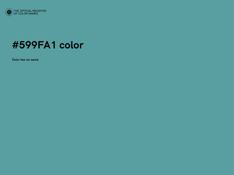 #599FA1 color image