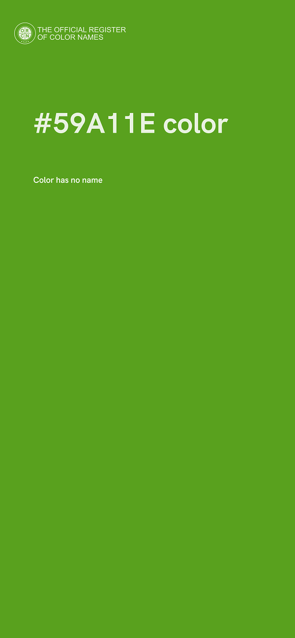 #59A11E color image