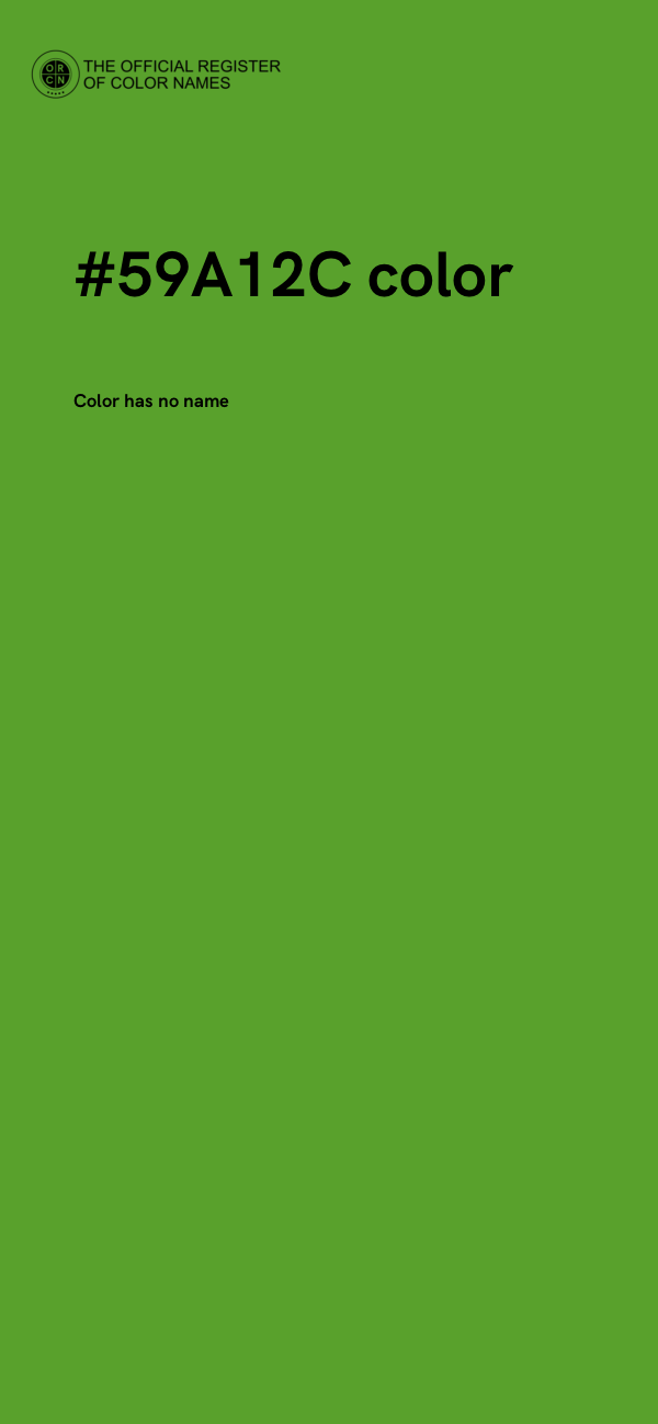 #59A12C color image