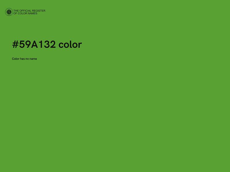 #59A132 color image