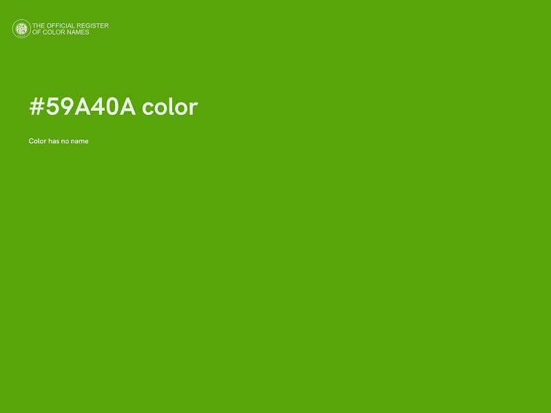 #59A40A color image