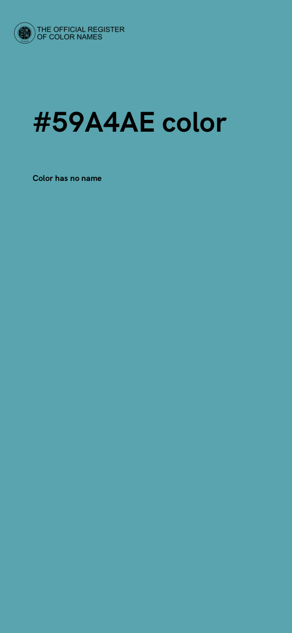 #59A4AE color image