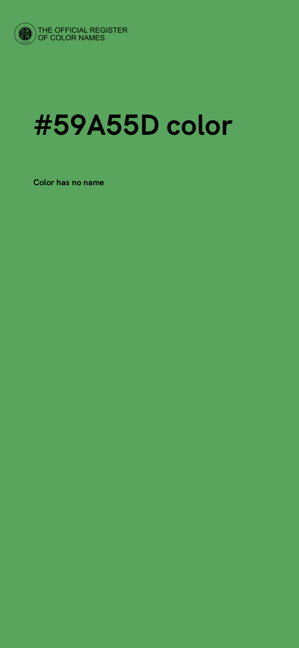 #59A55D color image