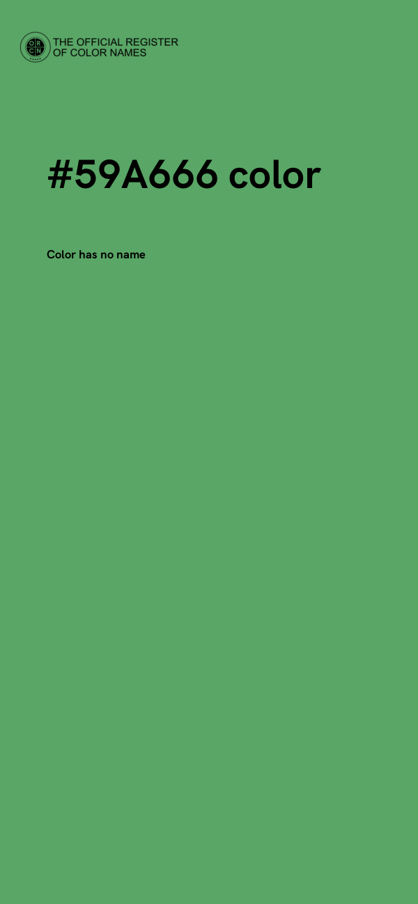 #59A666 color image