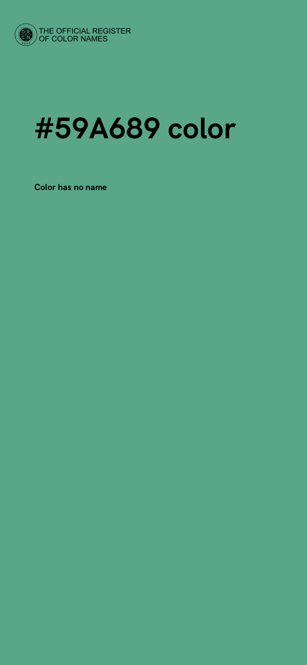 #59A689 color image