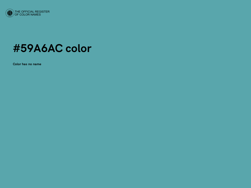 #59A6AC color image