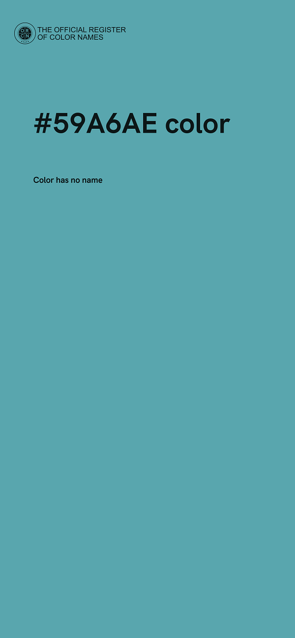 #59A6AE color image
