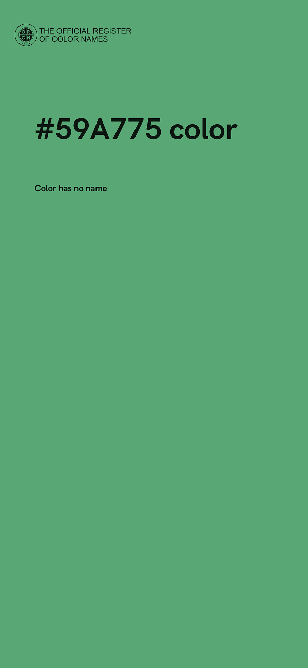 #59A775 color image