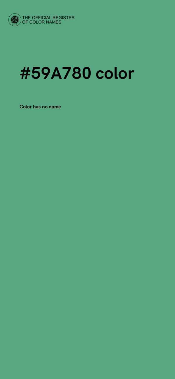 #59A780 color image