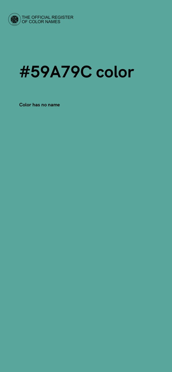 #59A79C color image