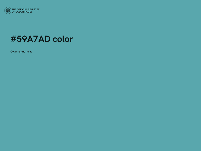 #59A7AD color image