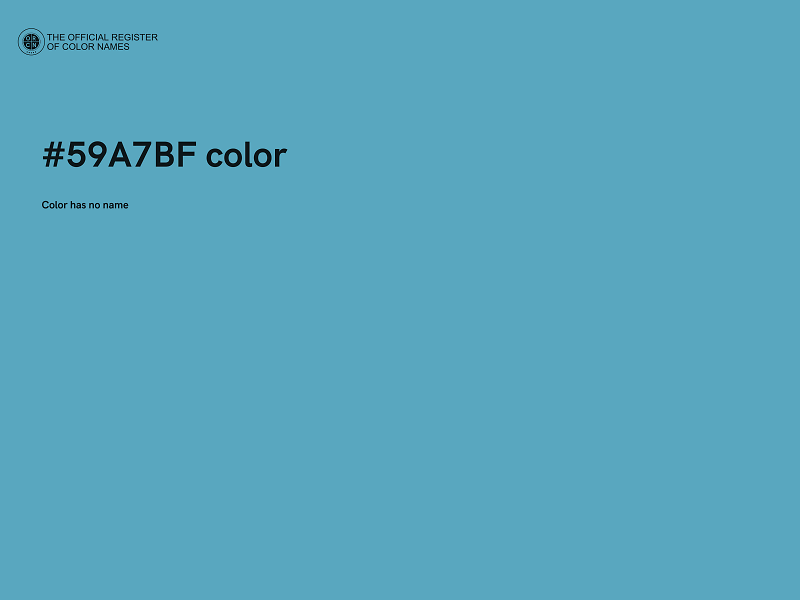 #59A7BF color image