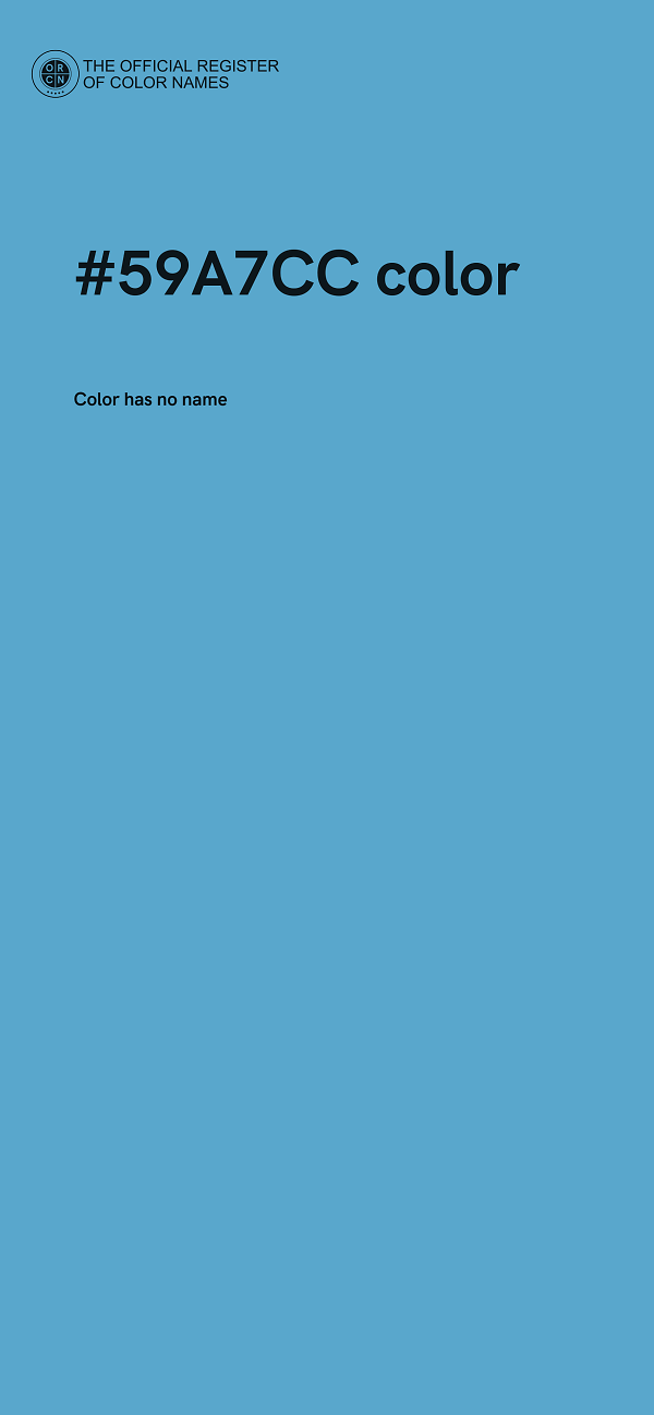 #59A7CC color image
