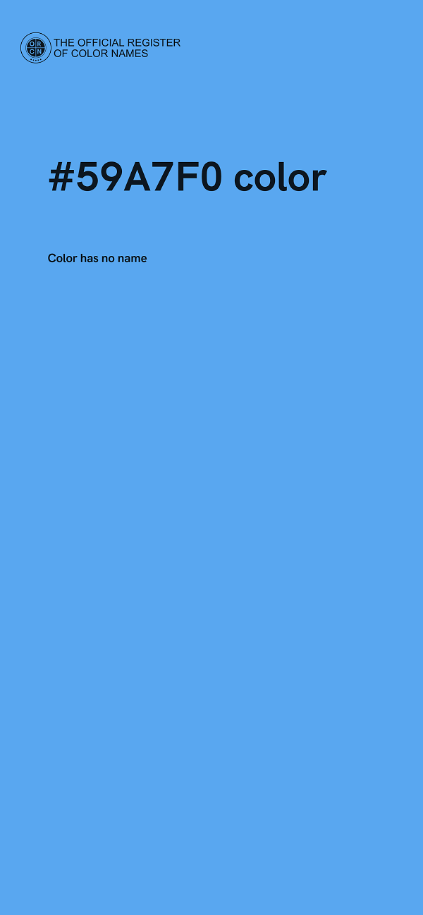 #59A7F0 color image
