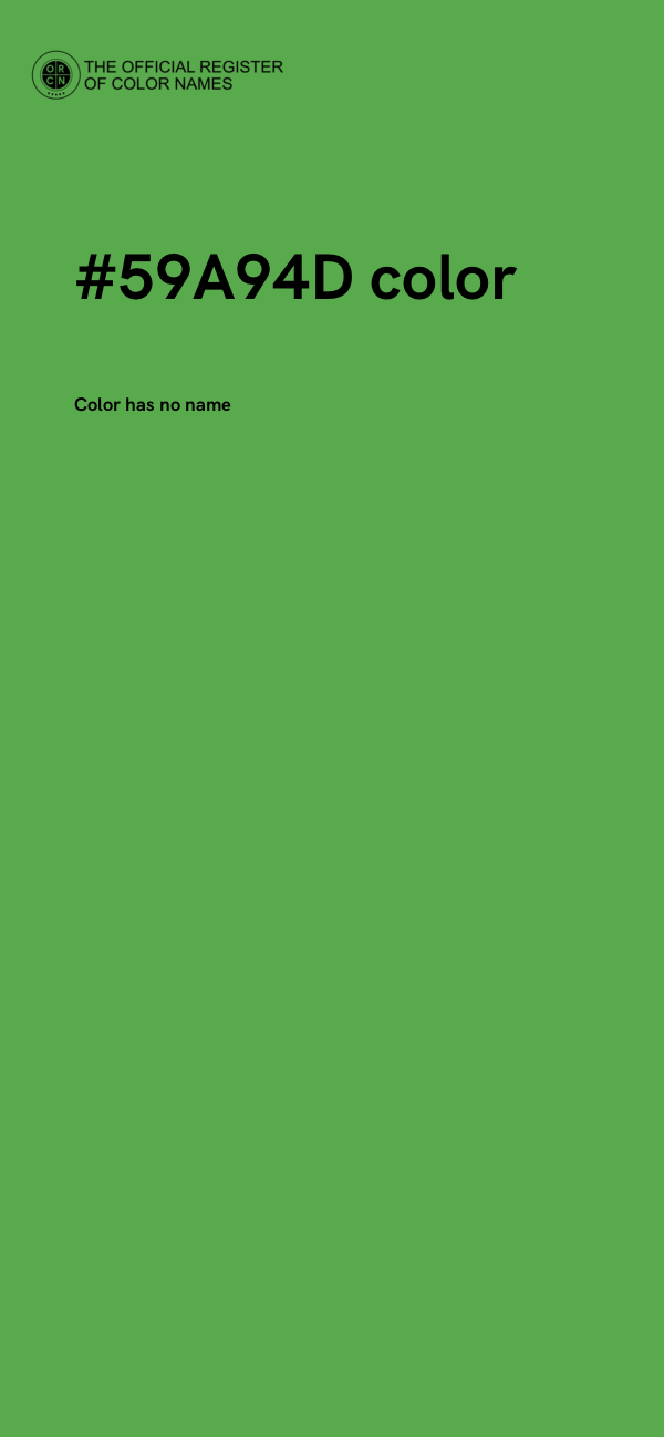 #59A94D color image