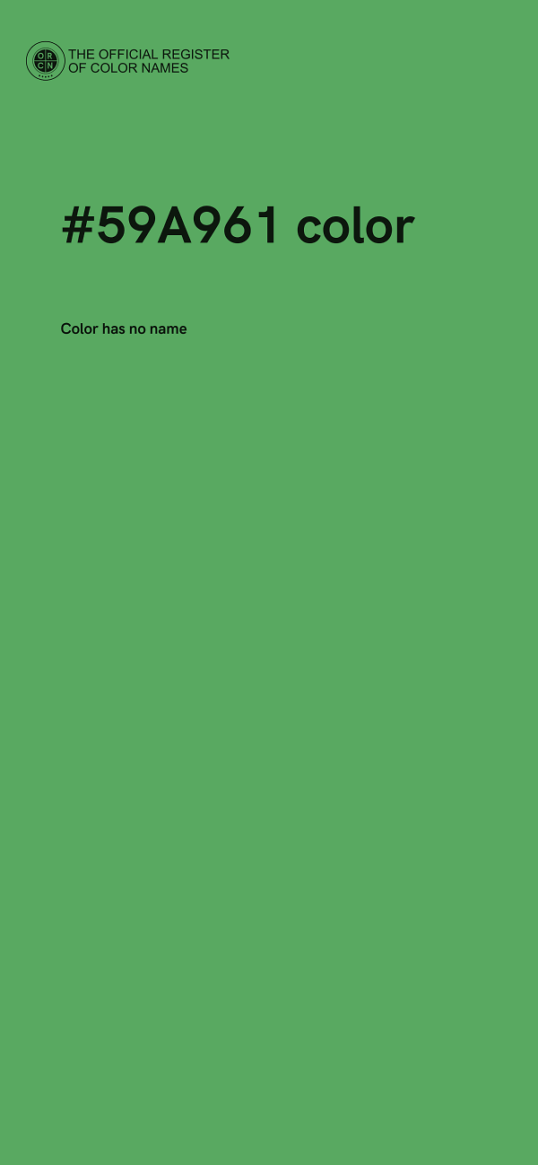 #59A961 color image