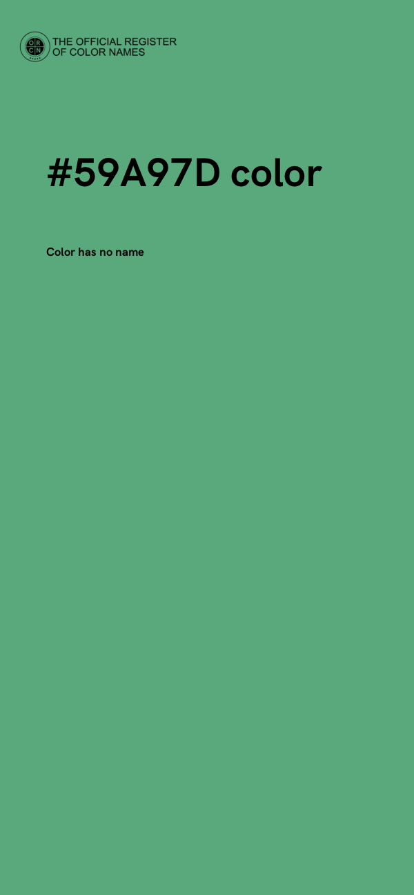 #59A97D color image
