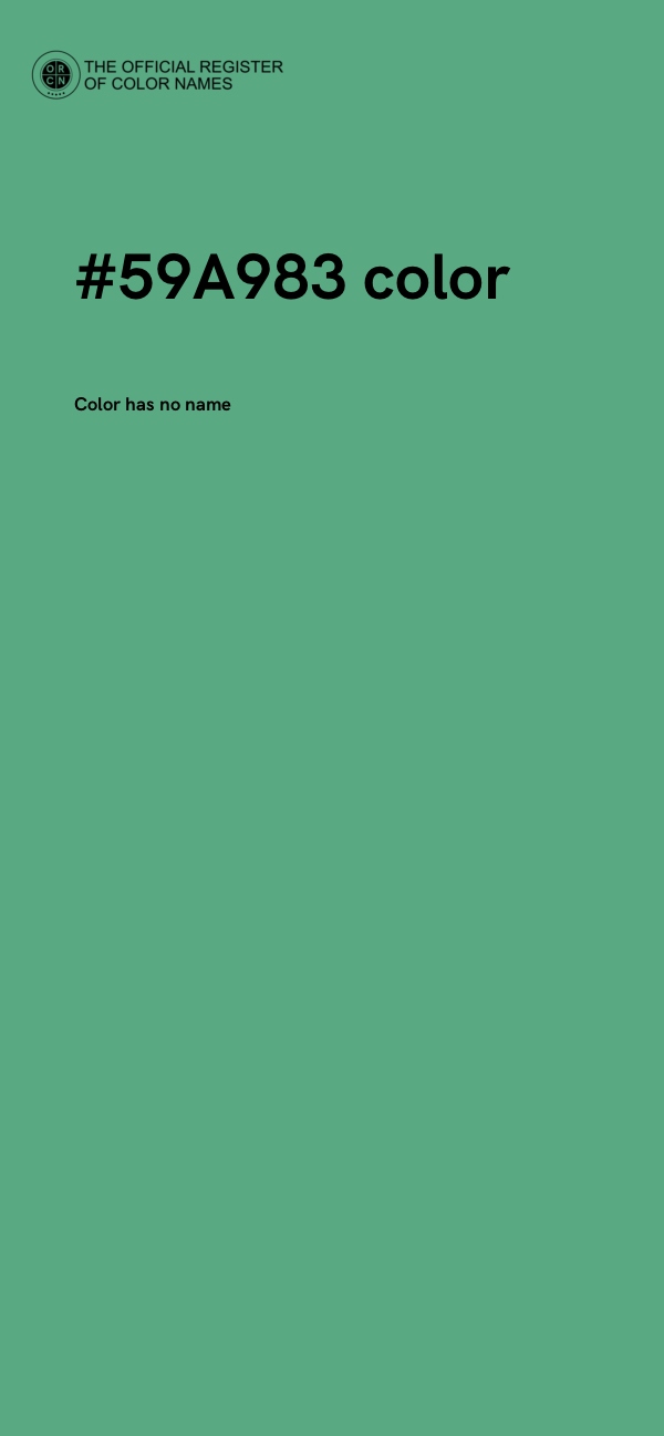 #59A983 color image