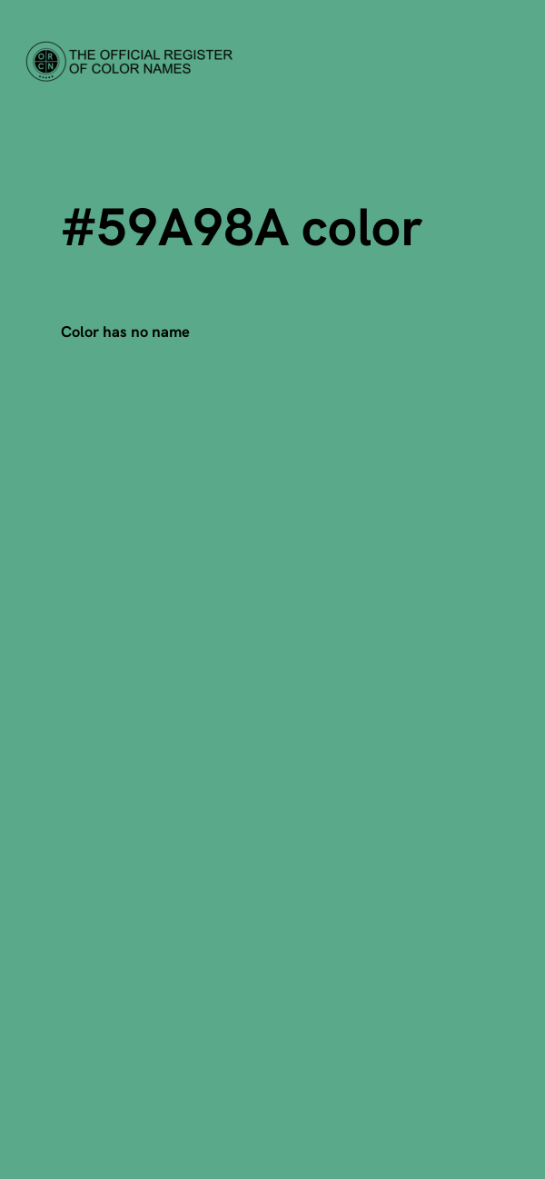 #59A98A color image