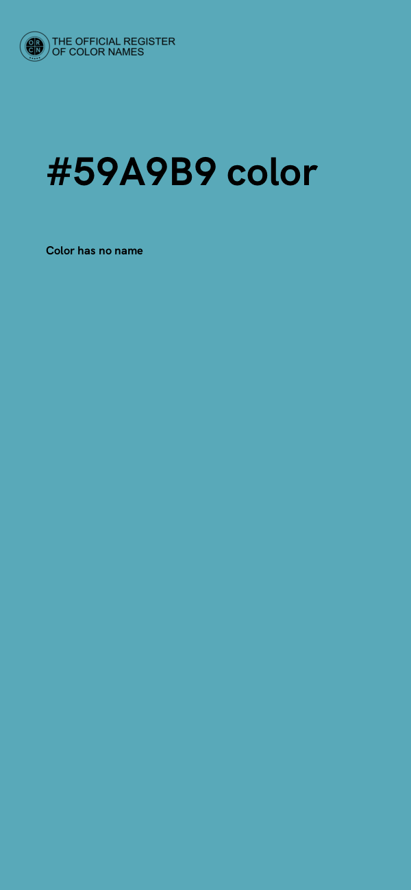#59A9B9 color image