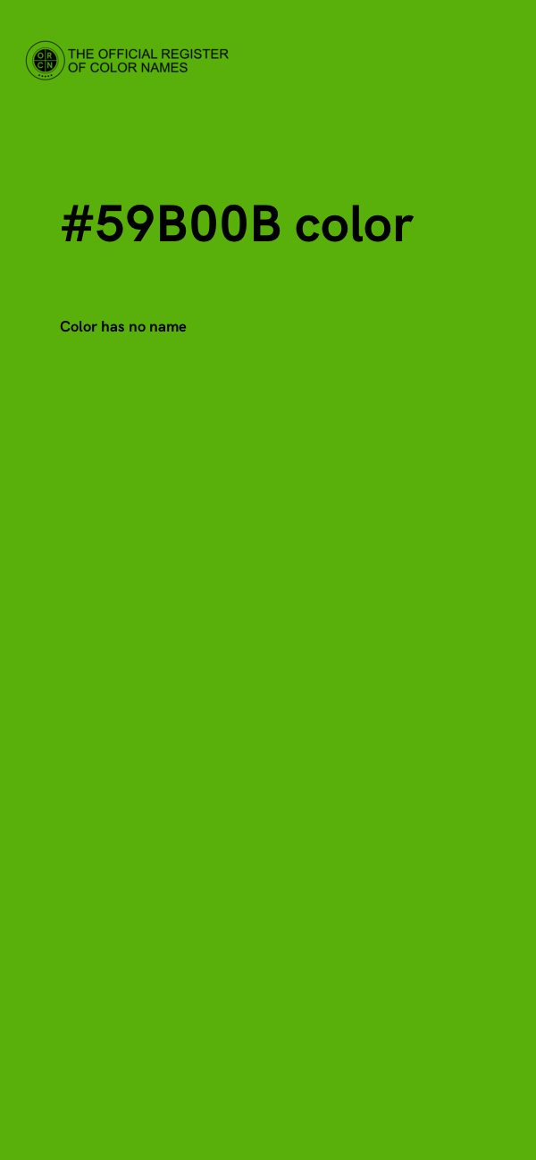 #59B00B color image