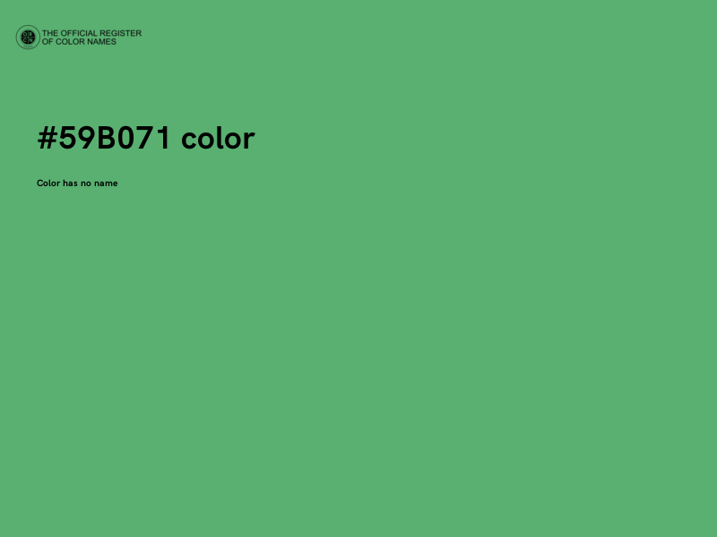 #59B071 color image
