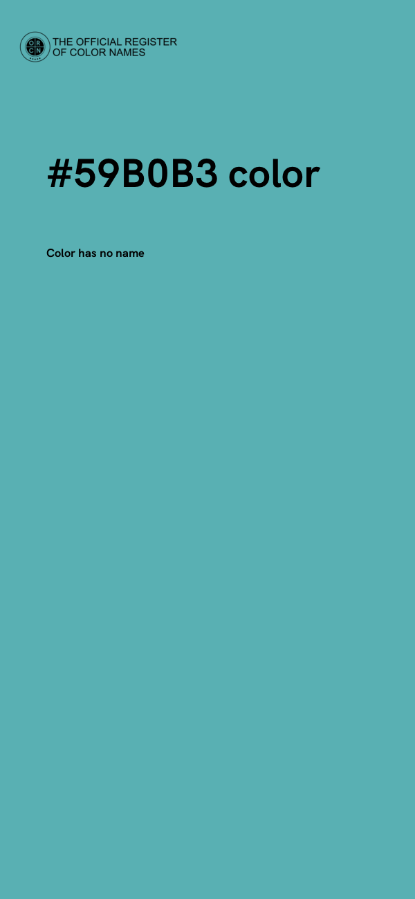 #59B0B3 color image