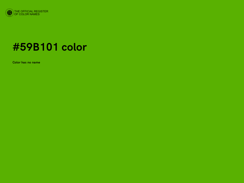 #59B101 color image