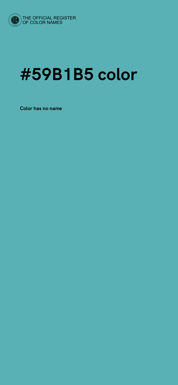 #59B1B5 color image