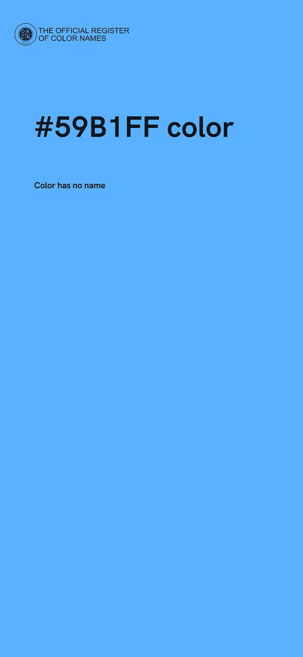 #59B1FF color image