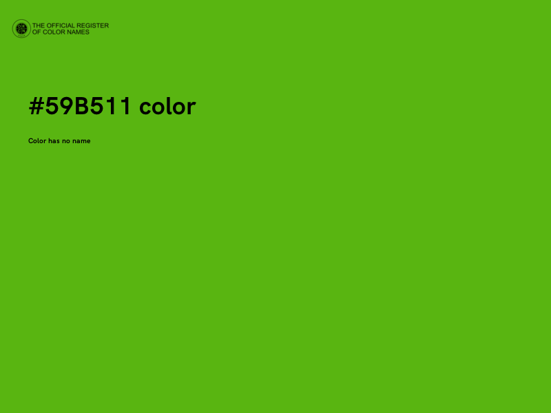 #59B511 color image