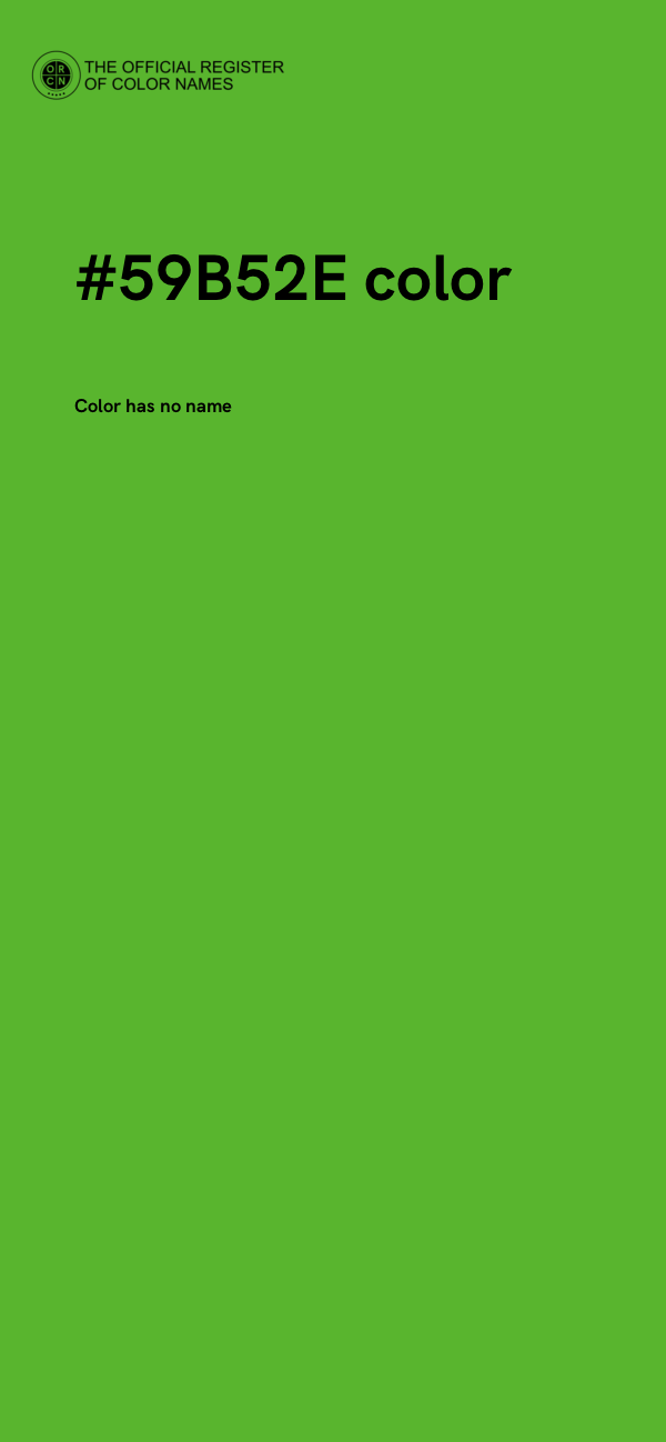 #59B52E color image