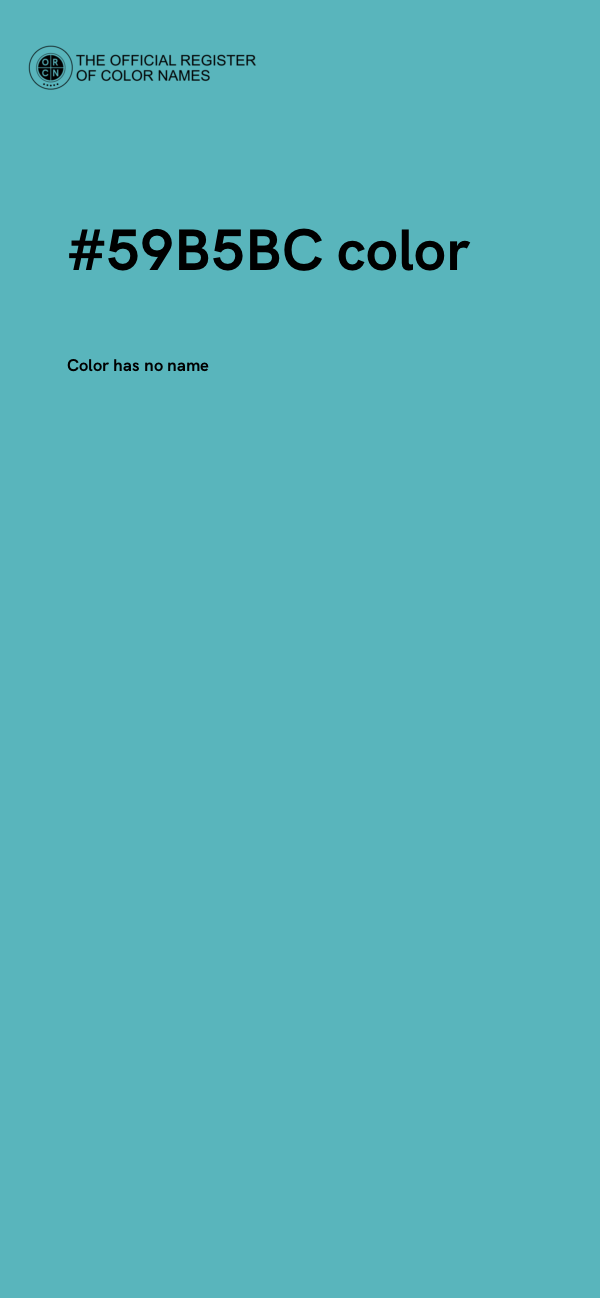 #59B5BC color image
