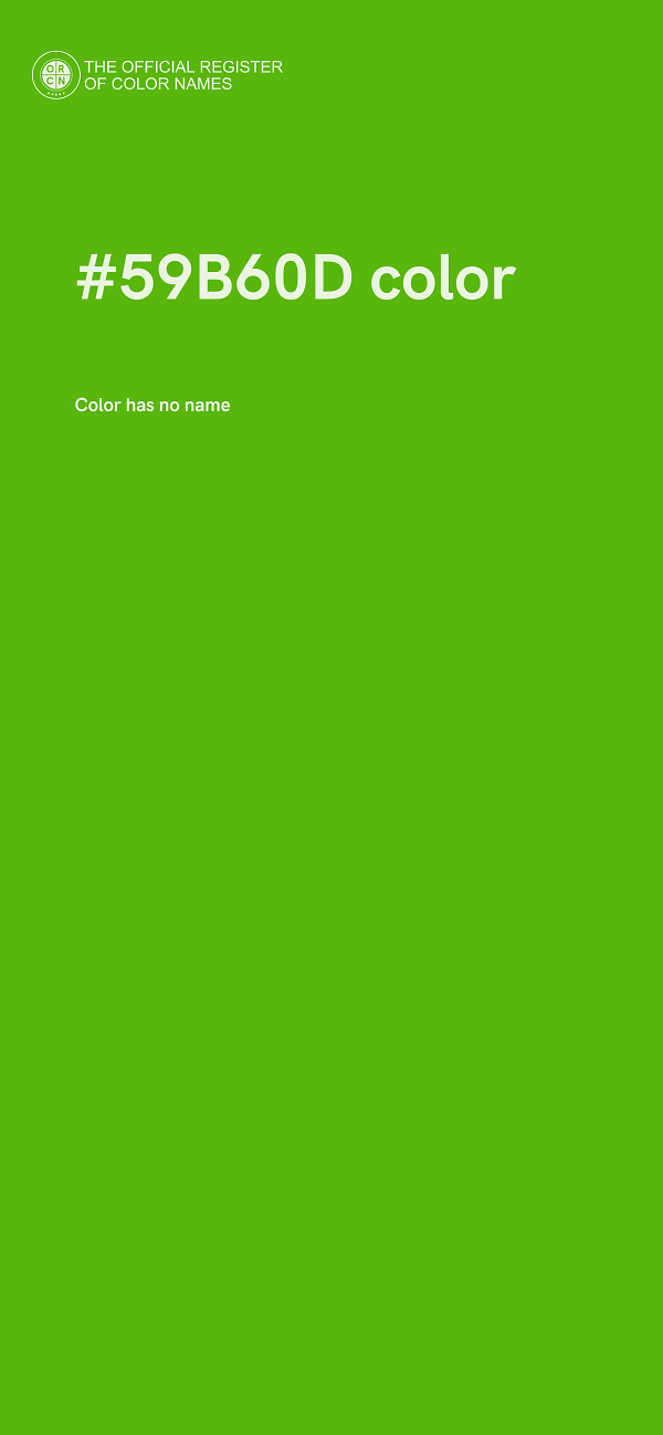 #59B60D color image