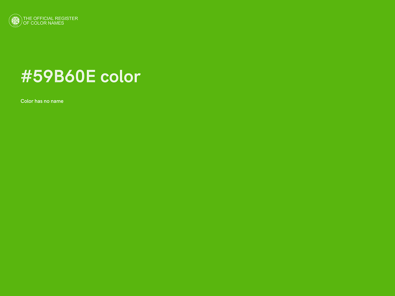 #59B60E color image