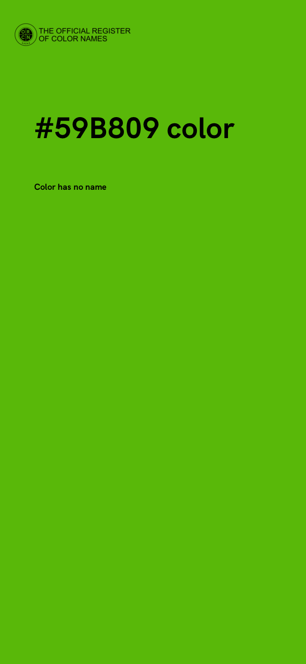 #59B809 color image