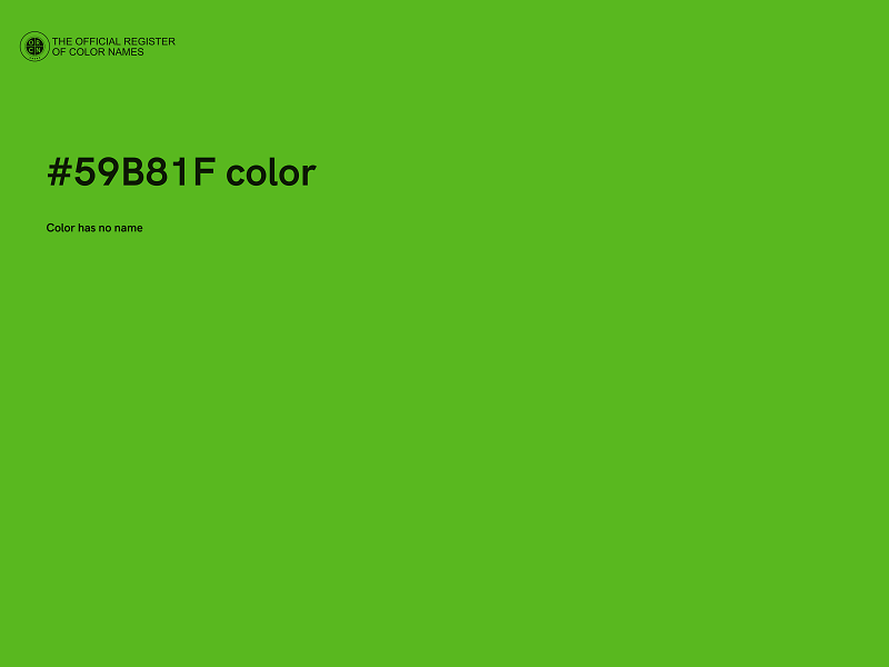 #59B81F color image